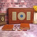 مجموعه 5 عددی کتاب قرآن و دیوان حافظ لب طلا و معطر