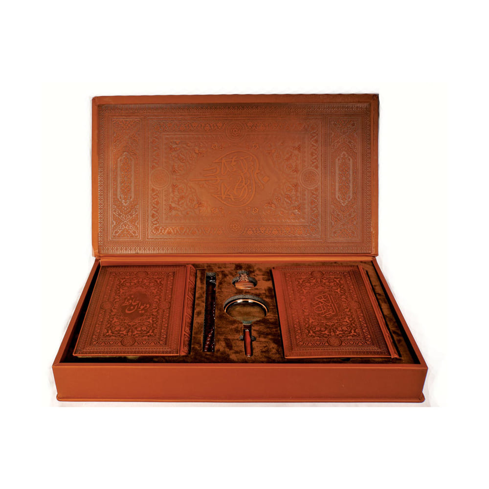 مجموعه 5 عددی کتاب قرآن و دیوان حافظ