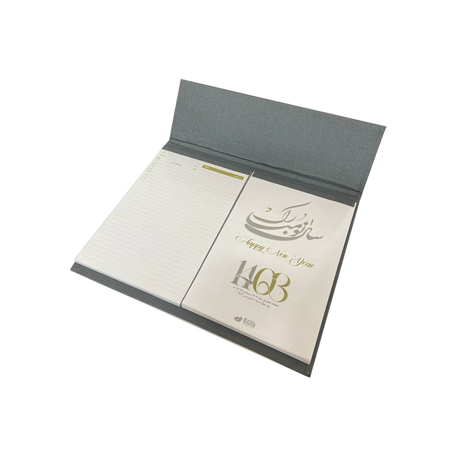 تقویم رومیزی سال 1403 مدل تبلتی طرح ساتن کد 117002112 تقویم رومیزی 1403 مدل تبلتی طرح ساتن