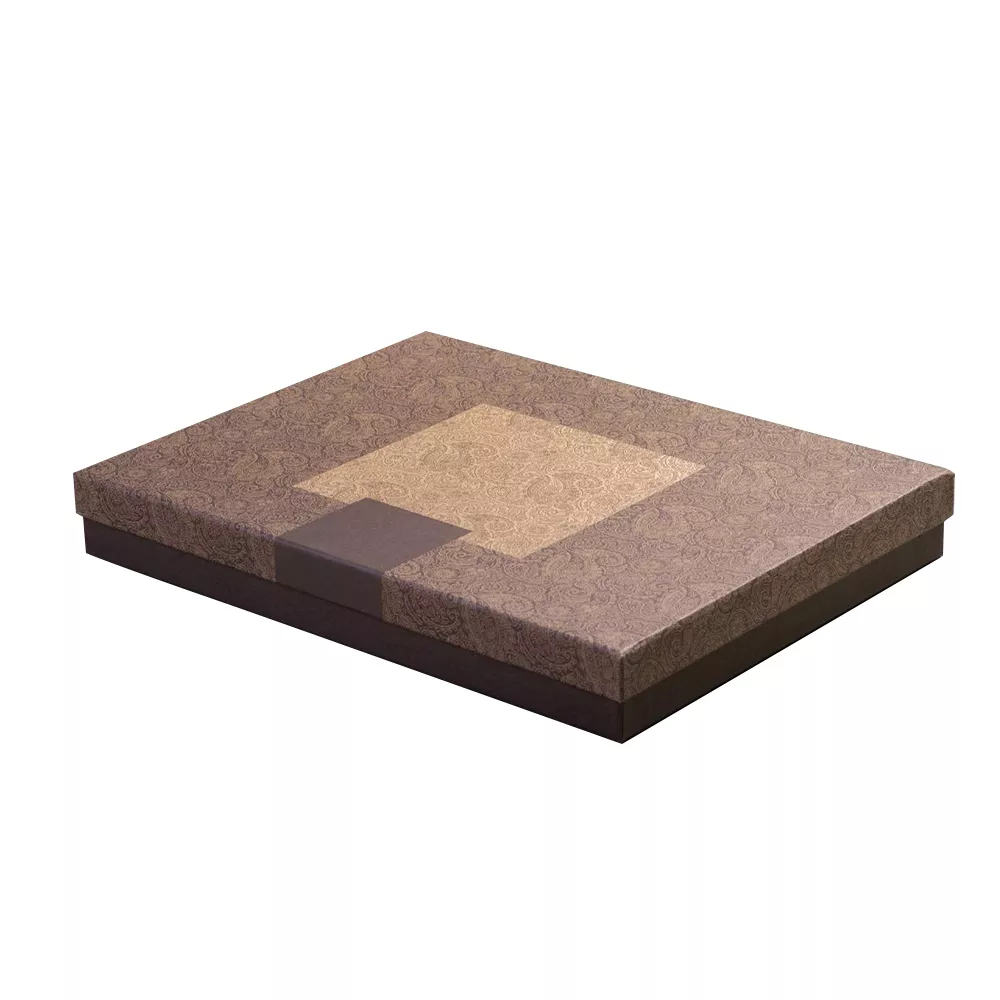 جعبه هدیه هاردباکس کرم قهوه ای