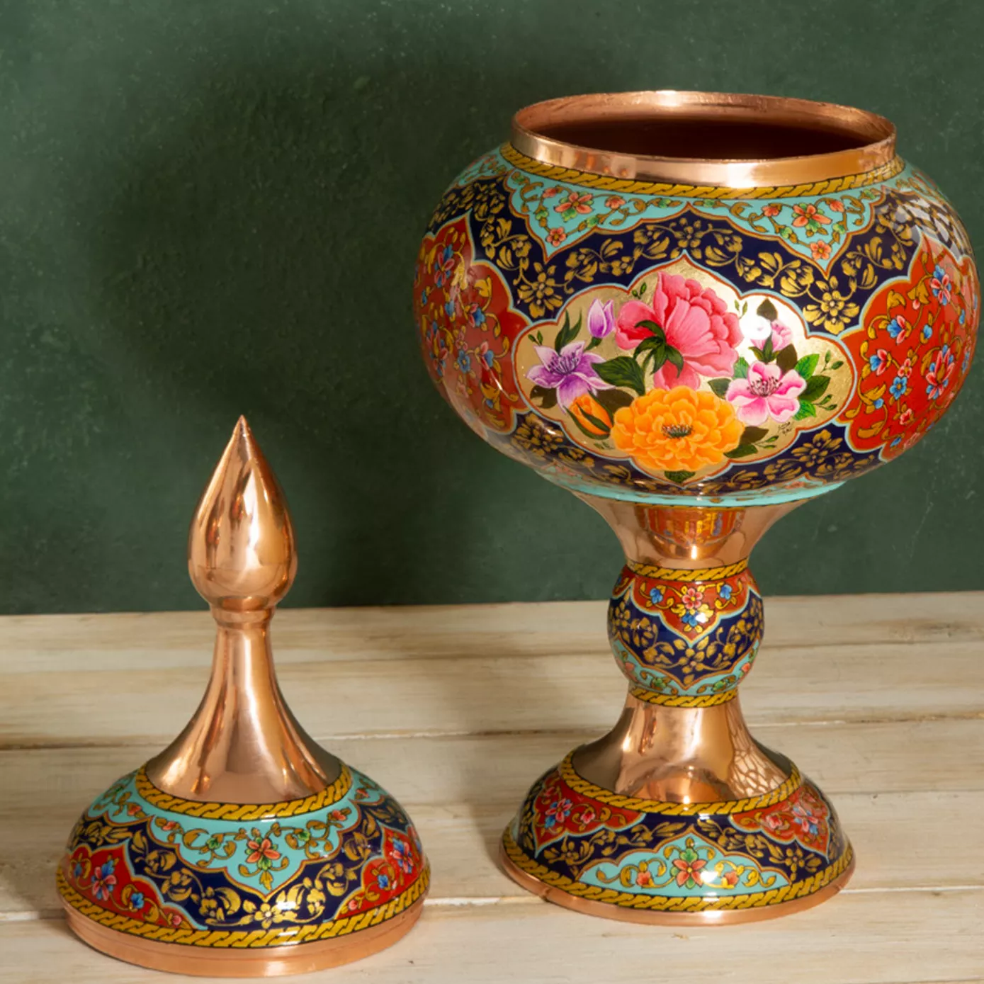 ست صنایع دستی مس و پرداز مدل 117002303