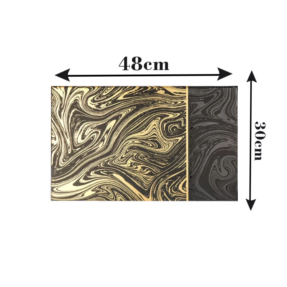 جعبه هدیه بزرگ مشکی طلایی