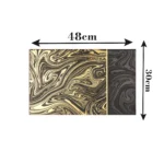 جعبه هدیه بزرگ مشکی طلایی