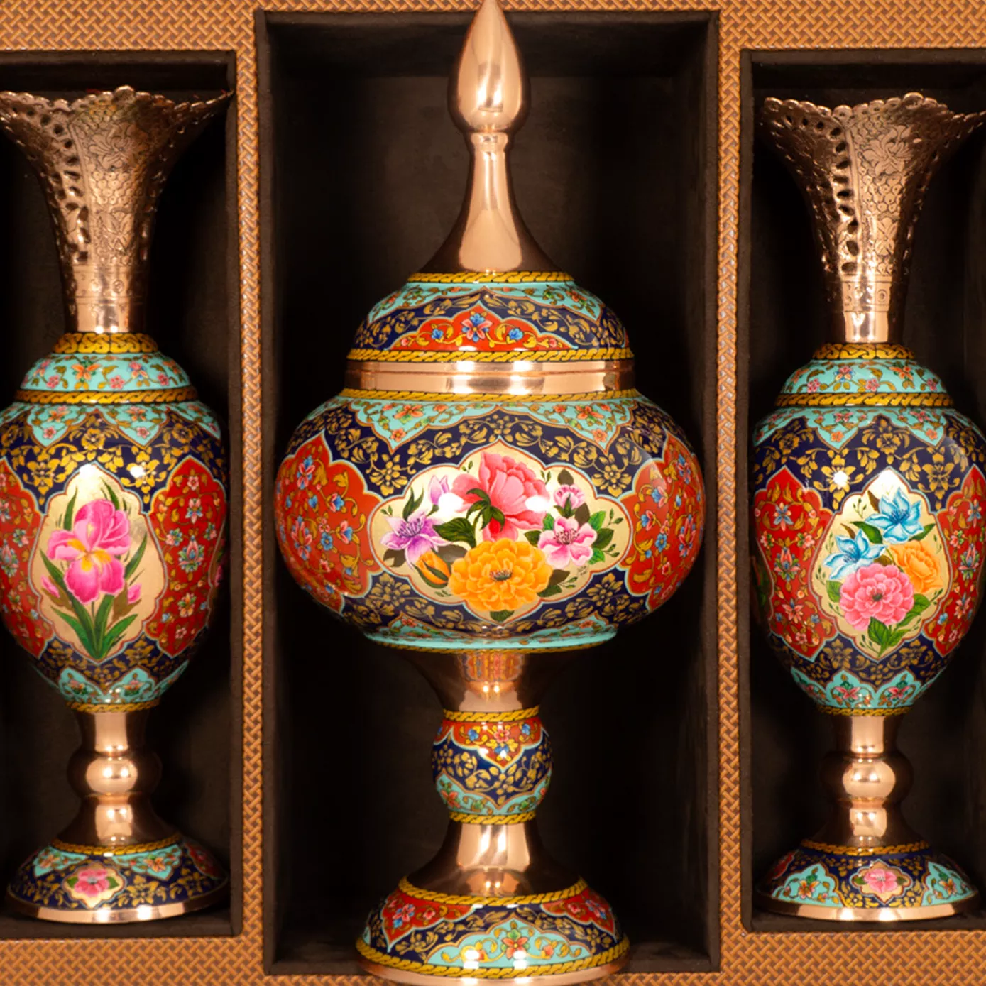 ست صنایع دستی مس و پرداز مدل 117002303