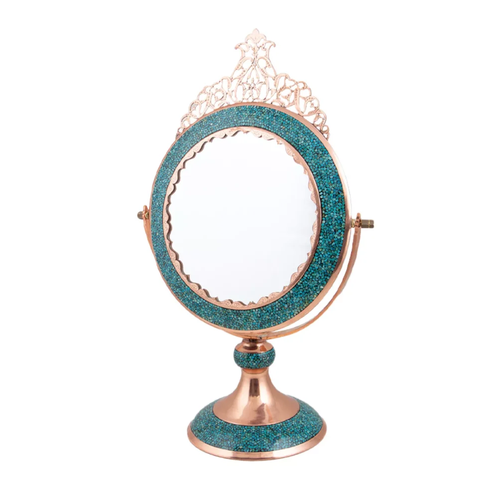 آینه فیروزه کوبی کد 15