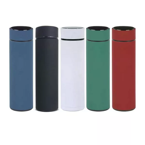 فلاسک دماسنج‌دار مخملی ۵۰۰ میلی‌لیتری