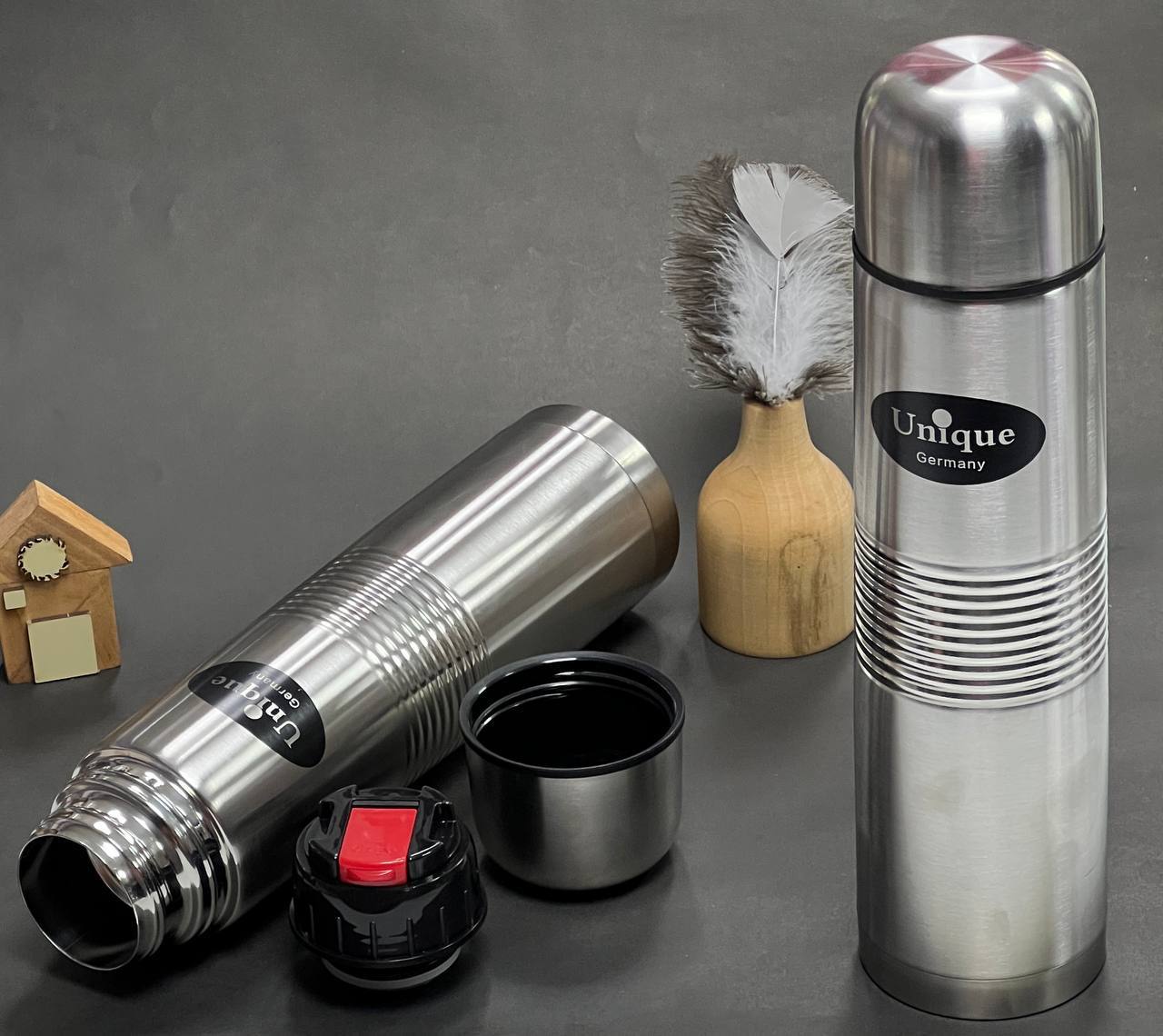 فلاسک یونیک استیل کاوردار