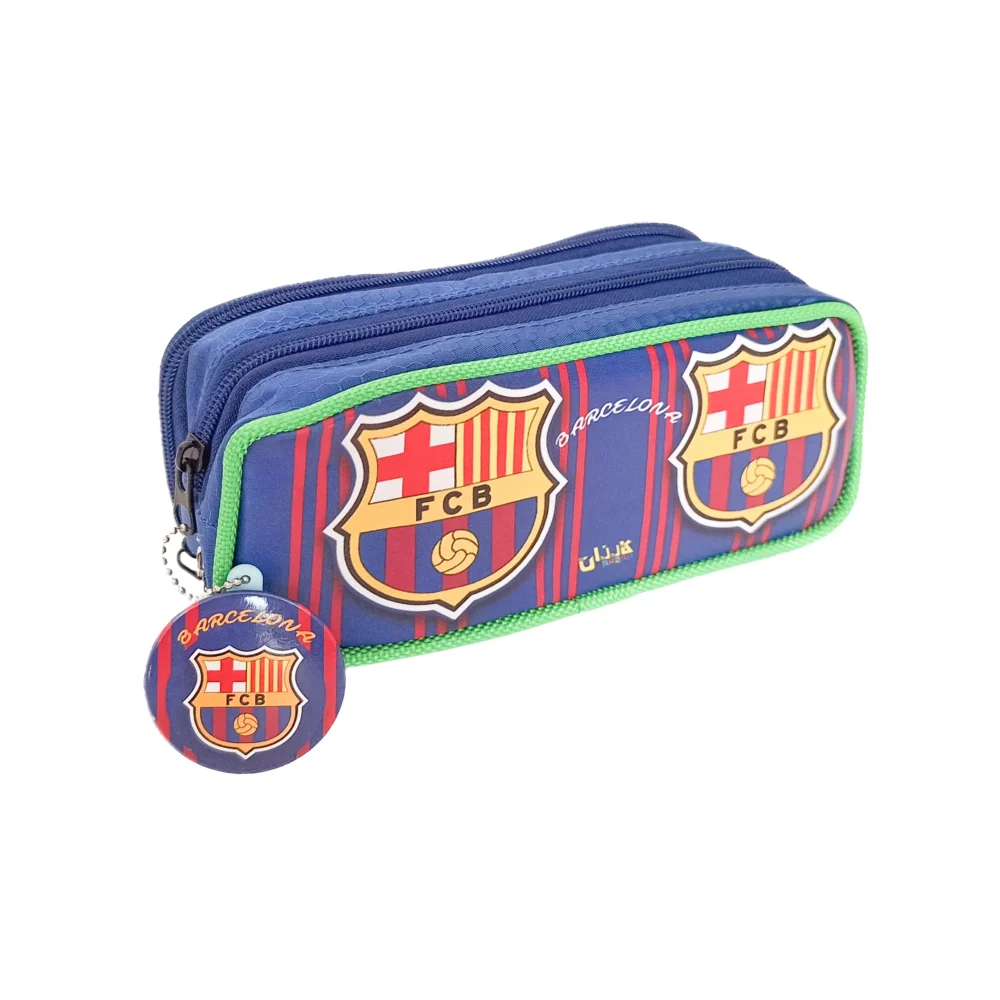 جامدادی 2زیپ طرح بارسلونا پیکسل‌دار کد 117008451