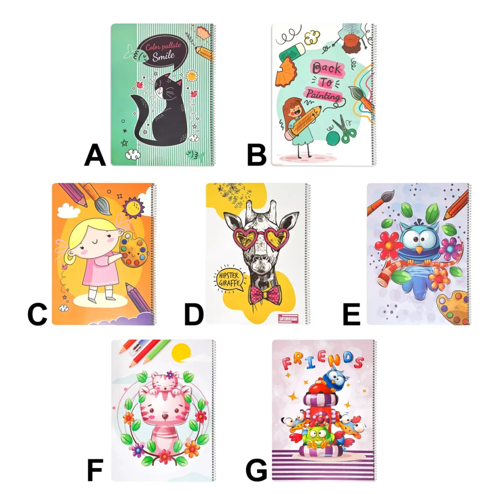 دفتر نقاشی فیلی 50 برگ کد 117008476