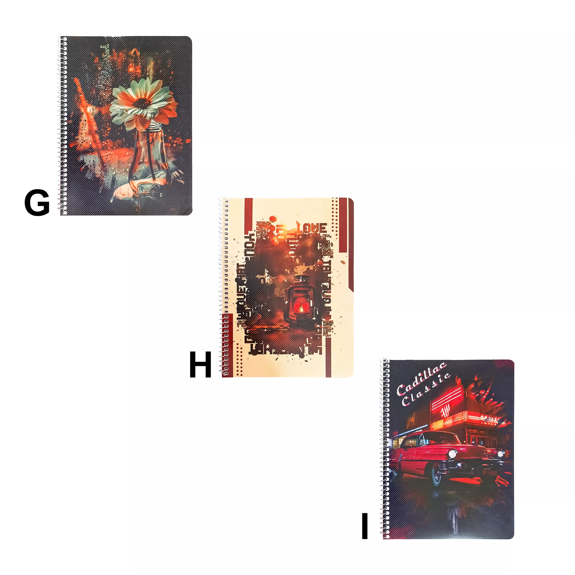 دفتر طلقی 3 خط فانتزی کلاسیک 50 برگ کد 117008460