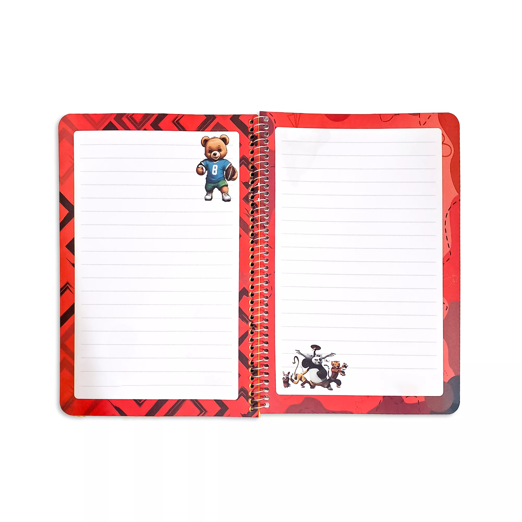 دفتر حاشیه‌دار دخترانه 40 برگ کد 117008482