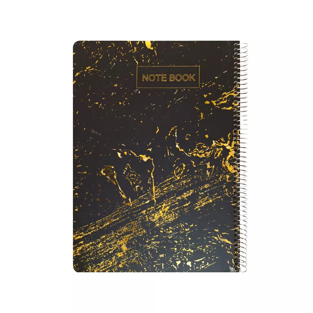 دفتر جلد سخت رحلی طلاکوب 160 برگ کد 117008495