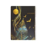 دفتر جلد سخت رحلی طلاکوب 160 برگ کد 117008495