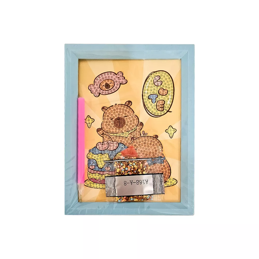 نقاشی الماسی خرسی کد 117008059