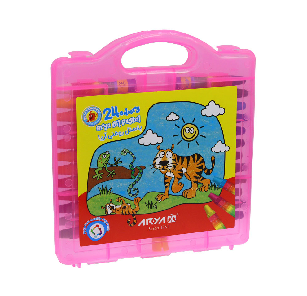 پاستل 24 رنگ طلقی آریا کد 117008208