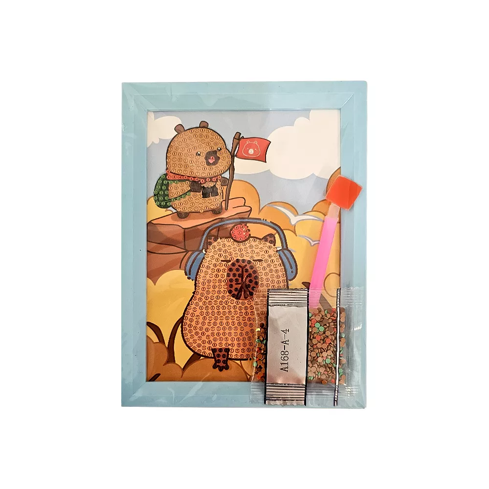 نقاشی الماسی خرسی کد 117008059