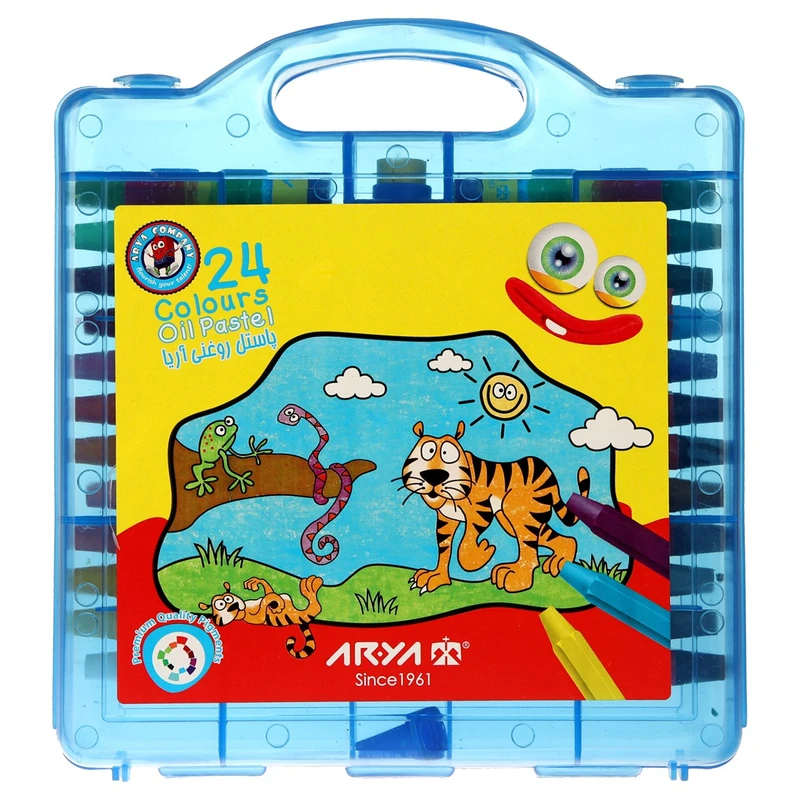 پاستل 24 رنگ طلقی آریا کد 117008208