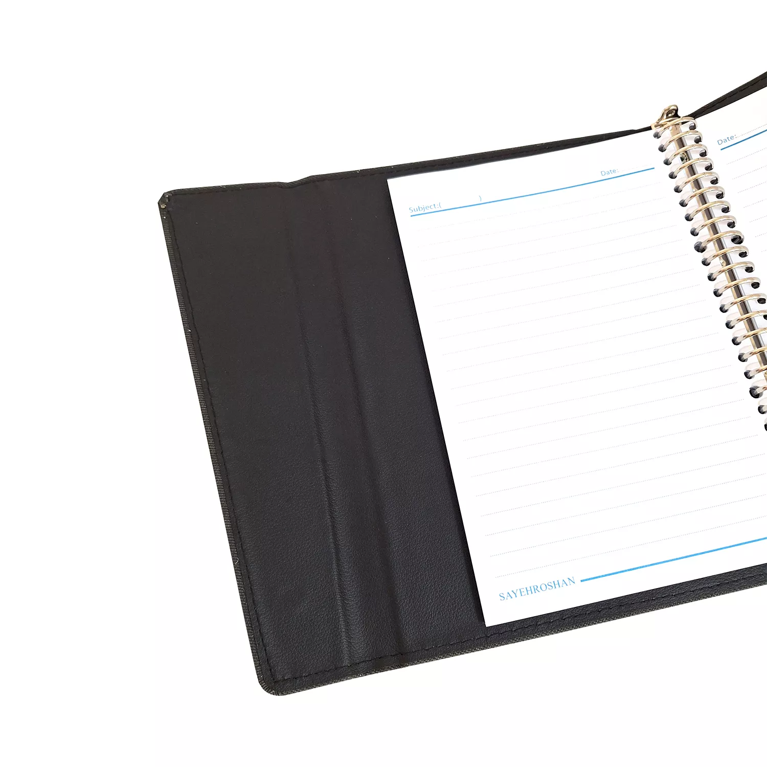 کلاسور چرم سه لت مگنتی 26 حلقه کد 117008504