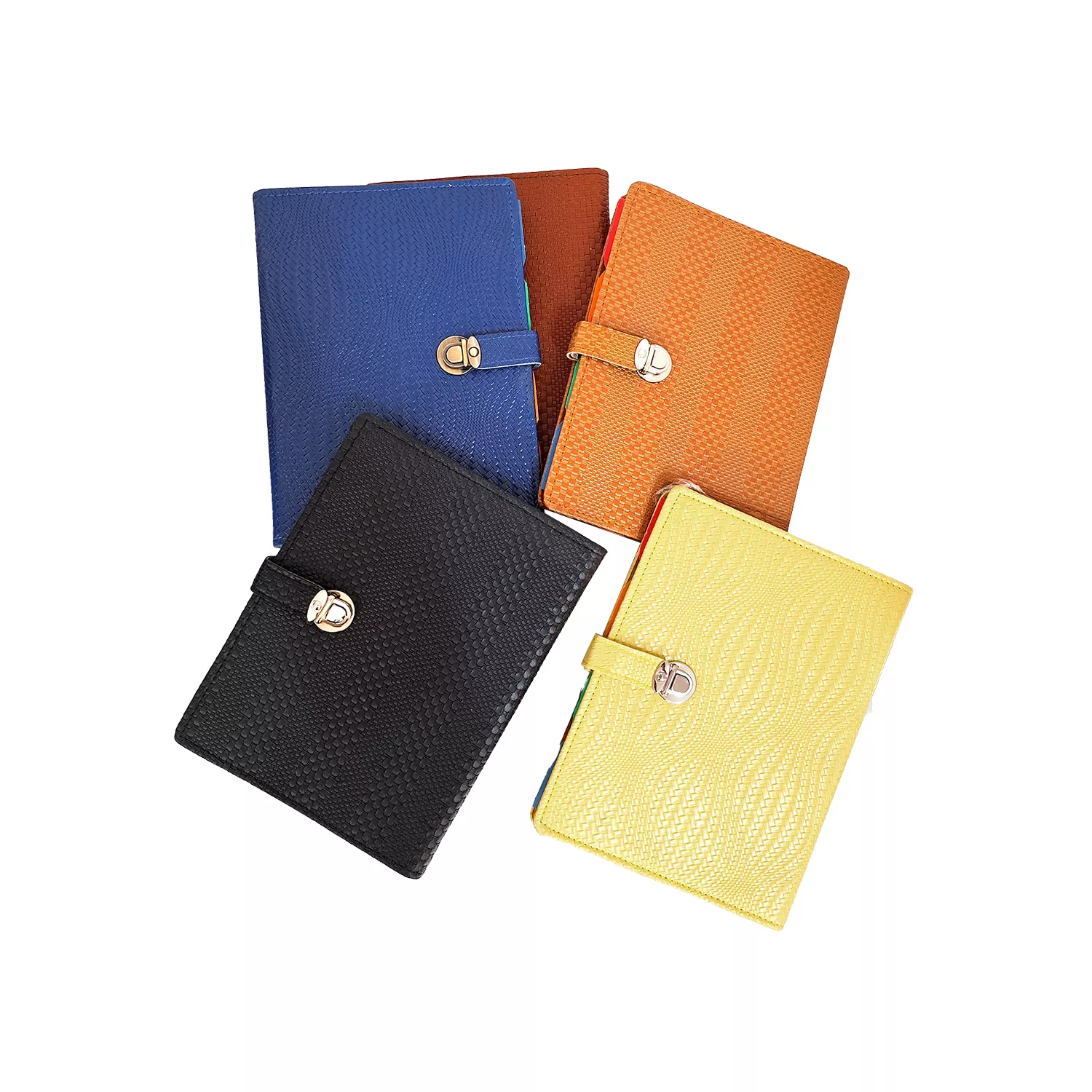 کلاسور چرم مگنتی زبانه‌دار 26 حلقه کد 117008505