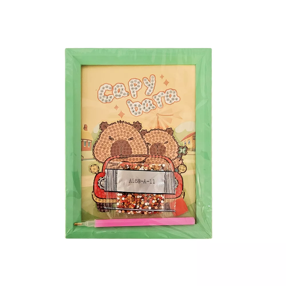 نقاشی الماسی خرسی کد 117008059