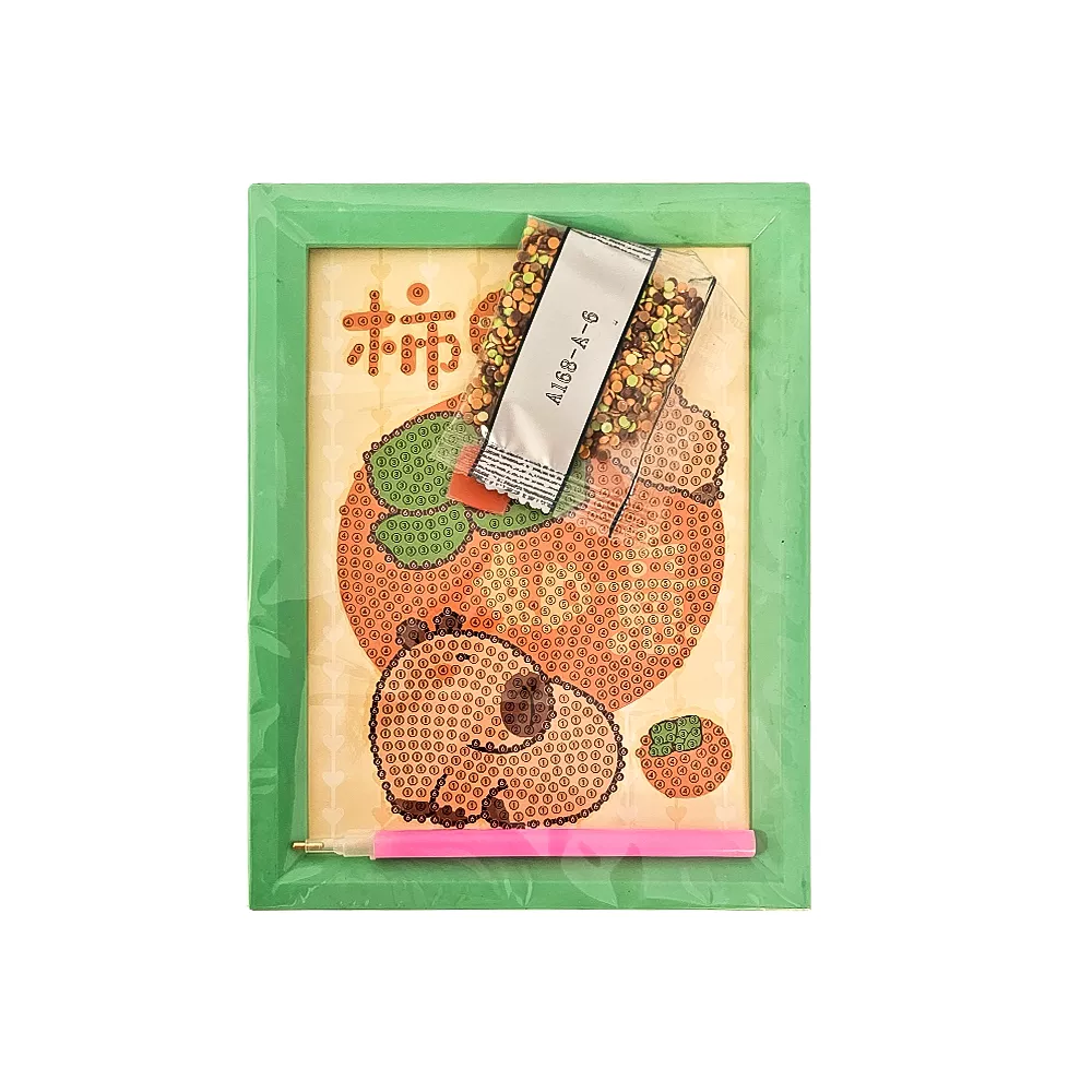 نقاشی الماسی خرسی کد 117008059