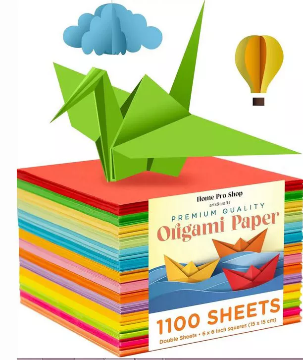 کاغذ اوریگامی مربعی بسته 50 عددی کد 117008196
