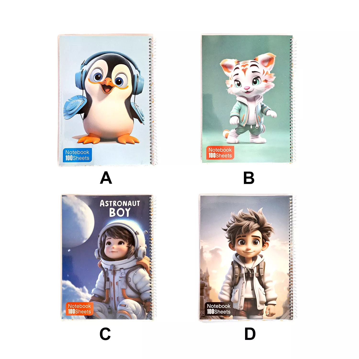 دفتر مجلد خطی 100 برگ کد 117008480