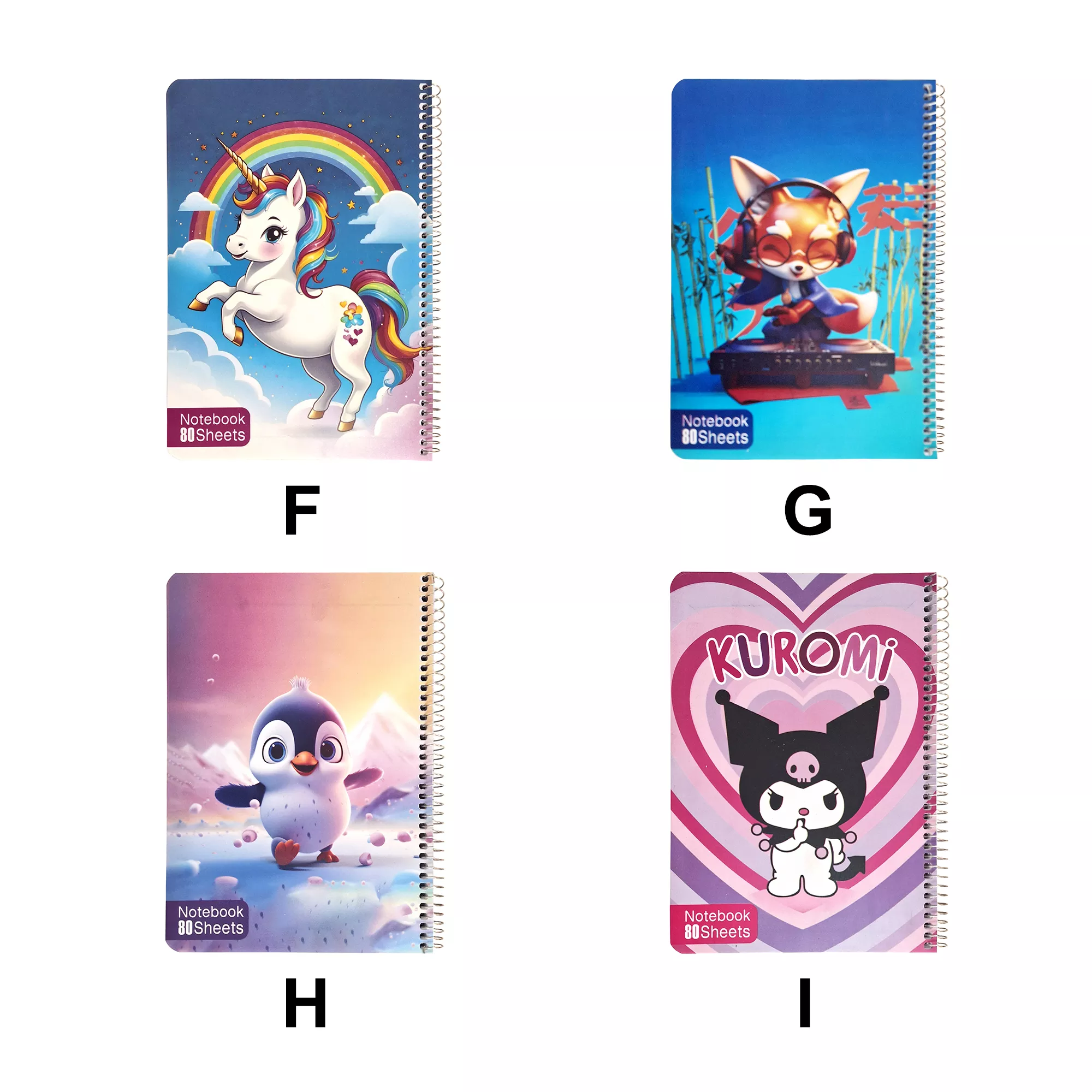 دفتر طلقی فانتزی 80 برگ کد 117008464