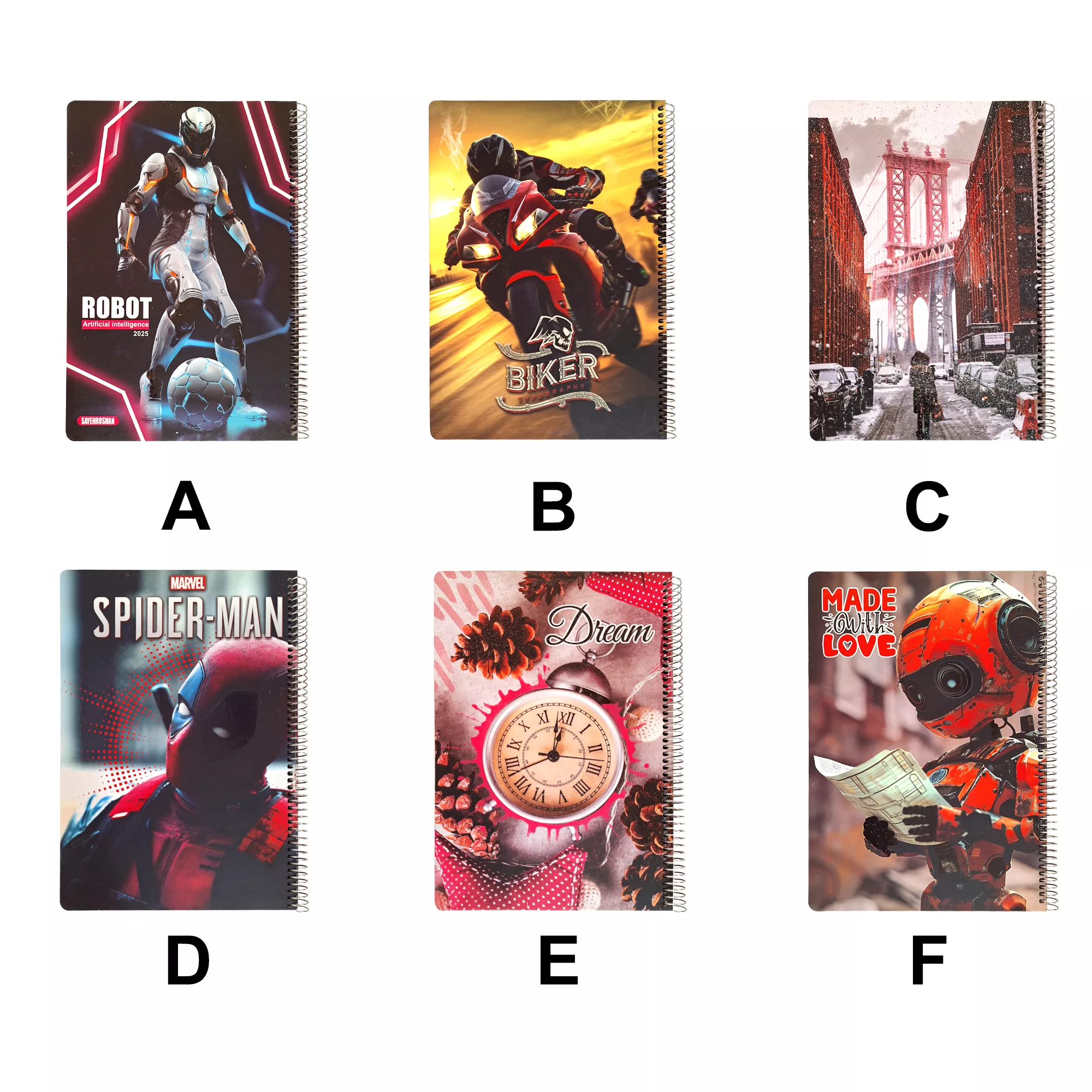 دفتر جلد سخت رحلی اکلیل UV موضعی 100 برگ کد 117008496