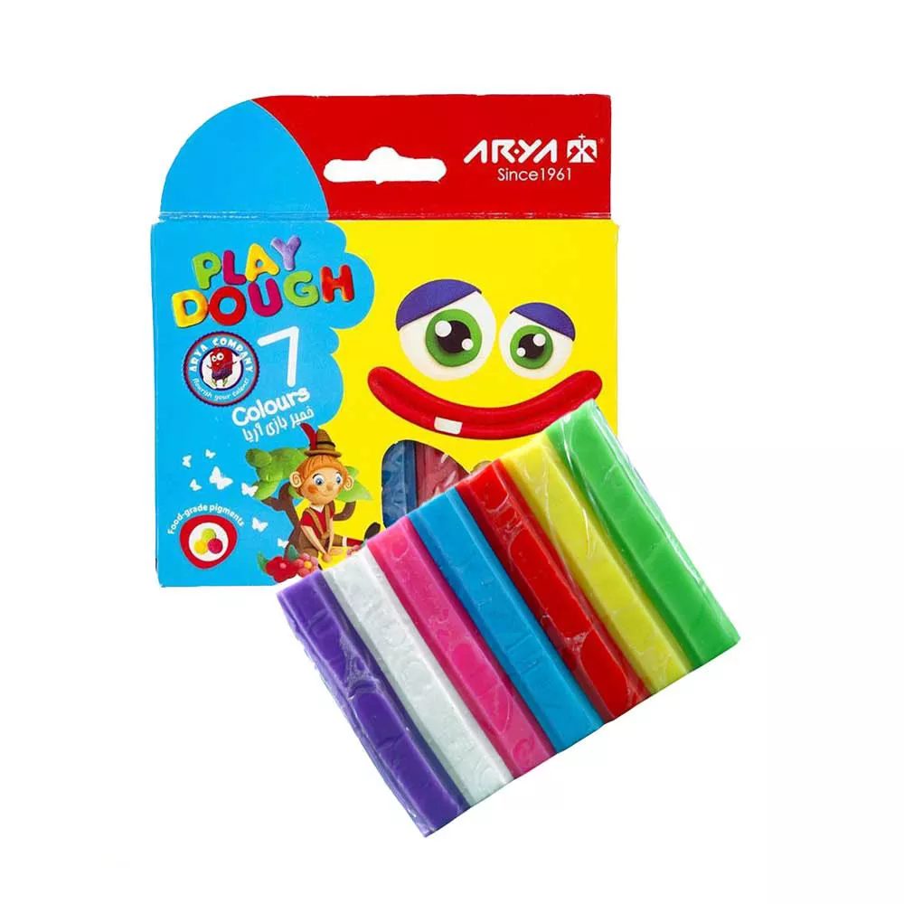 خمیر پاکتی 7 رنگ آریا کد 117008184