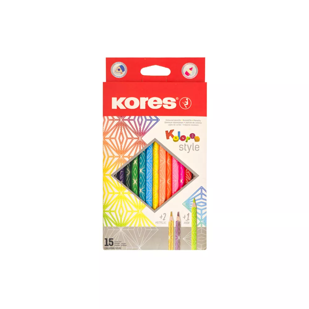 مداد رنگی 15 عددی کورس کد 117008625