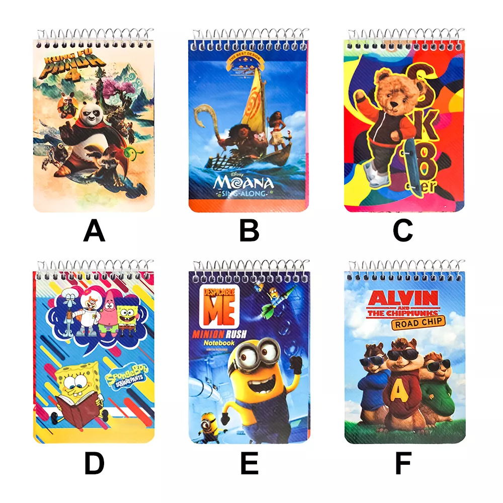 دفتر یادداشت 1.32 فانتزی پسرانه کد 117008559