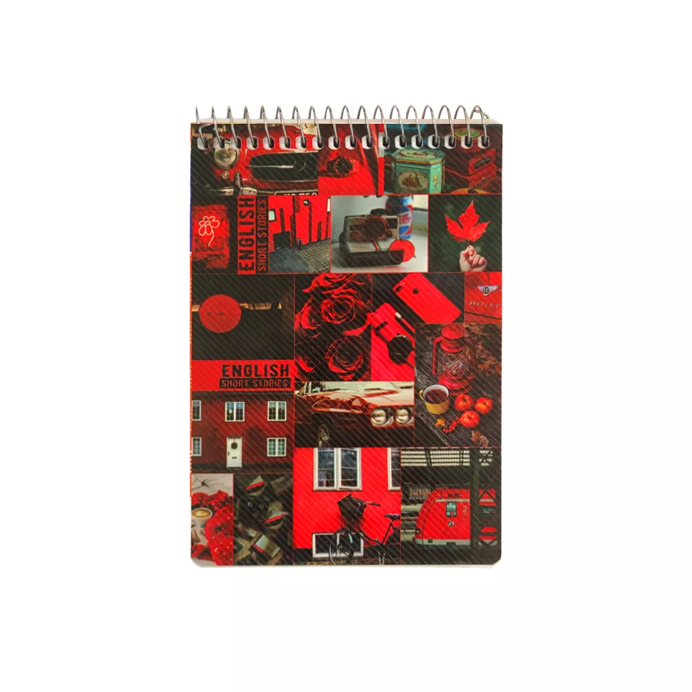 دفتر یادداشت 1.8 فانتزی کلاسیک فنر بالا کد 117008653