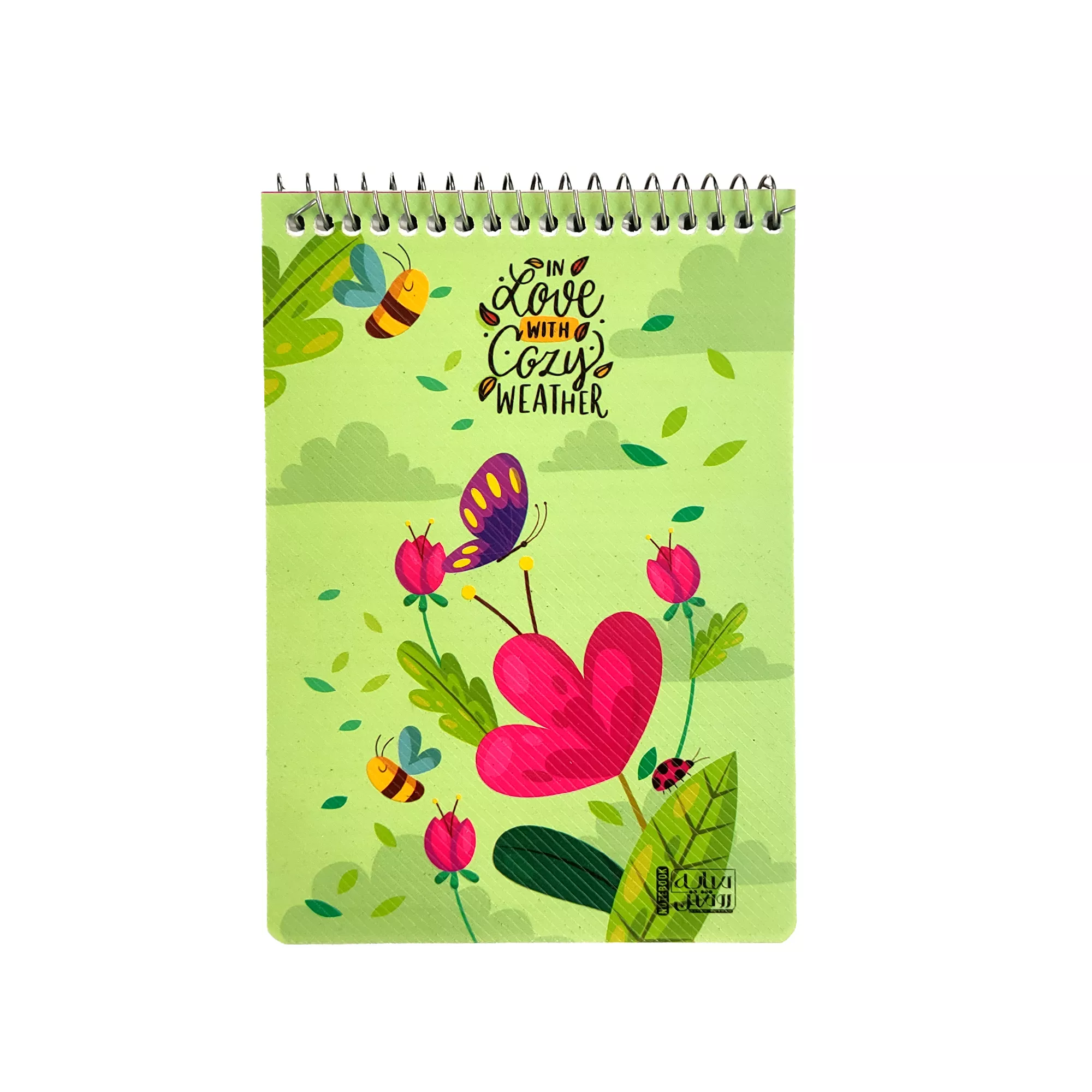 دفتر یادداشت 1.8 فانتزی کلاسیک فنر بالا کد 117008653