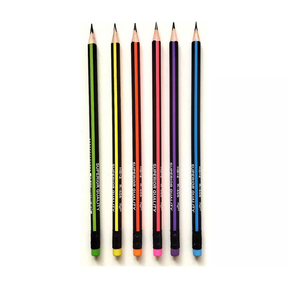 مداد مشکی پاک‌کن‌دار رین کد 117008633