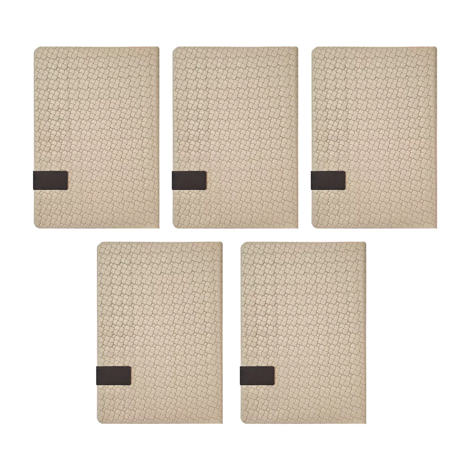 سررسید رقعی سال 1404 طرح بافت مدل 117006563بسته 5 عددی