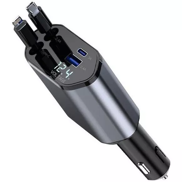 شارژر فندکی 120 وات 4 پورت مدل ML-102 کد 117002413