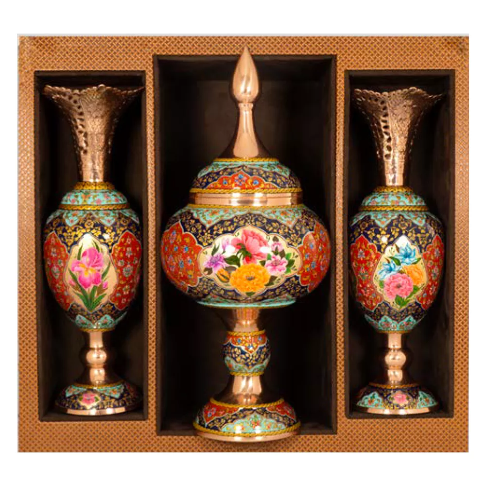 ست صنایع دستی مس و پرداز کد 11702456